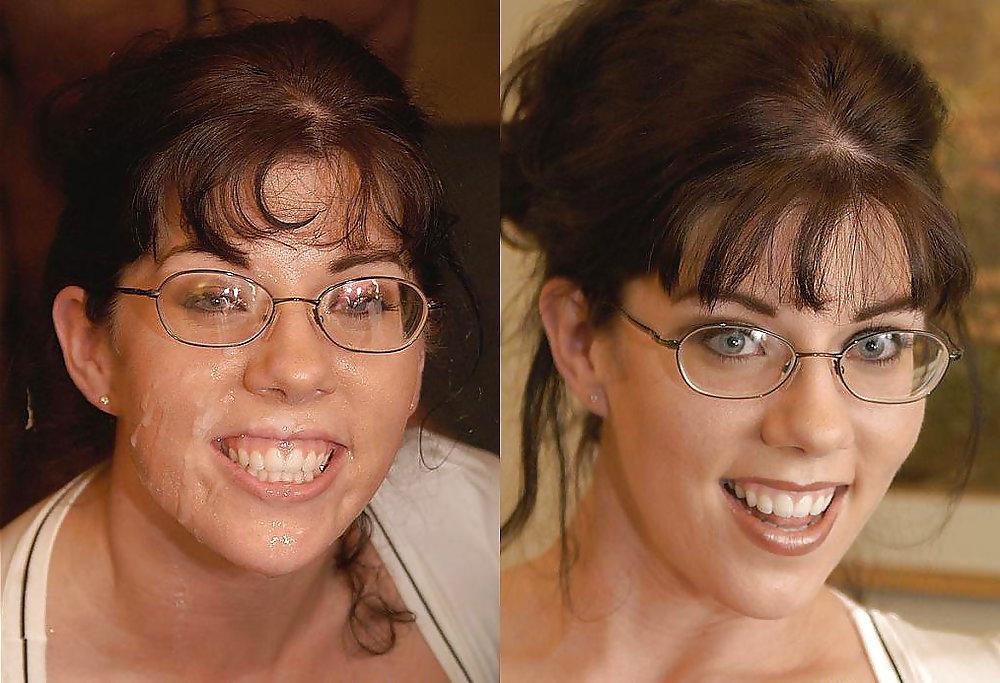 25P Amateur smiling facials. Happy cum sluts!