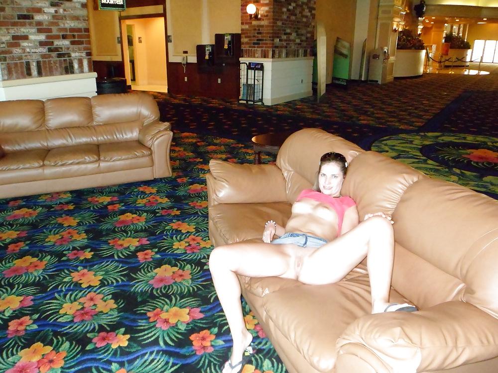 25P Amateur MILF in Public