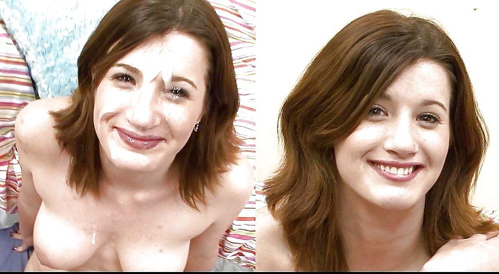25P Before and after facials and cumshots. Amateur.