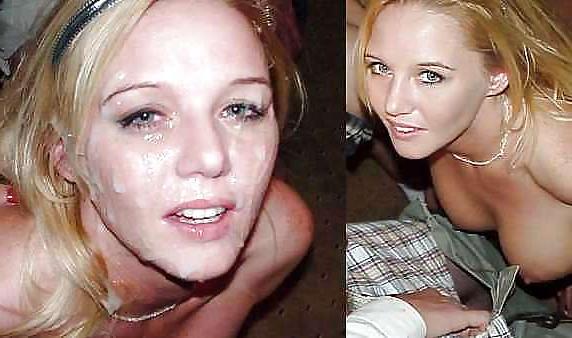 25P Before and after facials and cumshots. Amateur.