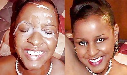 25P Before and after facials and cumshots. Amateur.