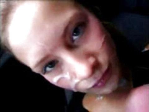 25P Amateur facials cum shots sperm jizz