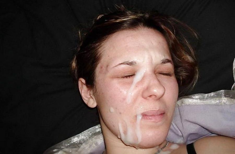 25P Amateur facials cum shots sperm jizz