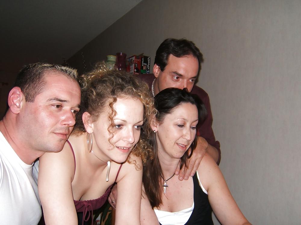 25P Group Sex Amateur French Couple n3 Swingers #rec Voyeur G10