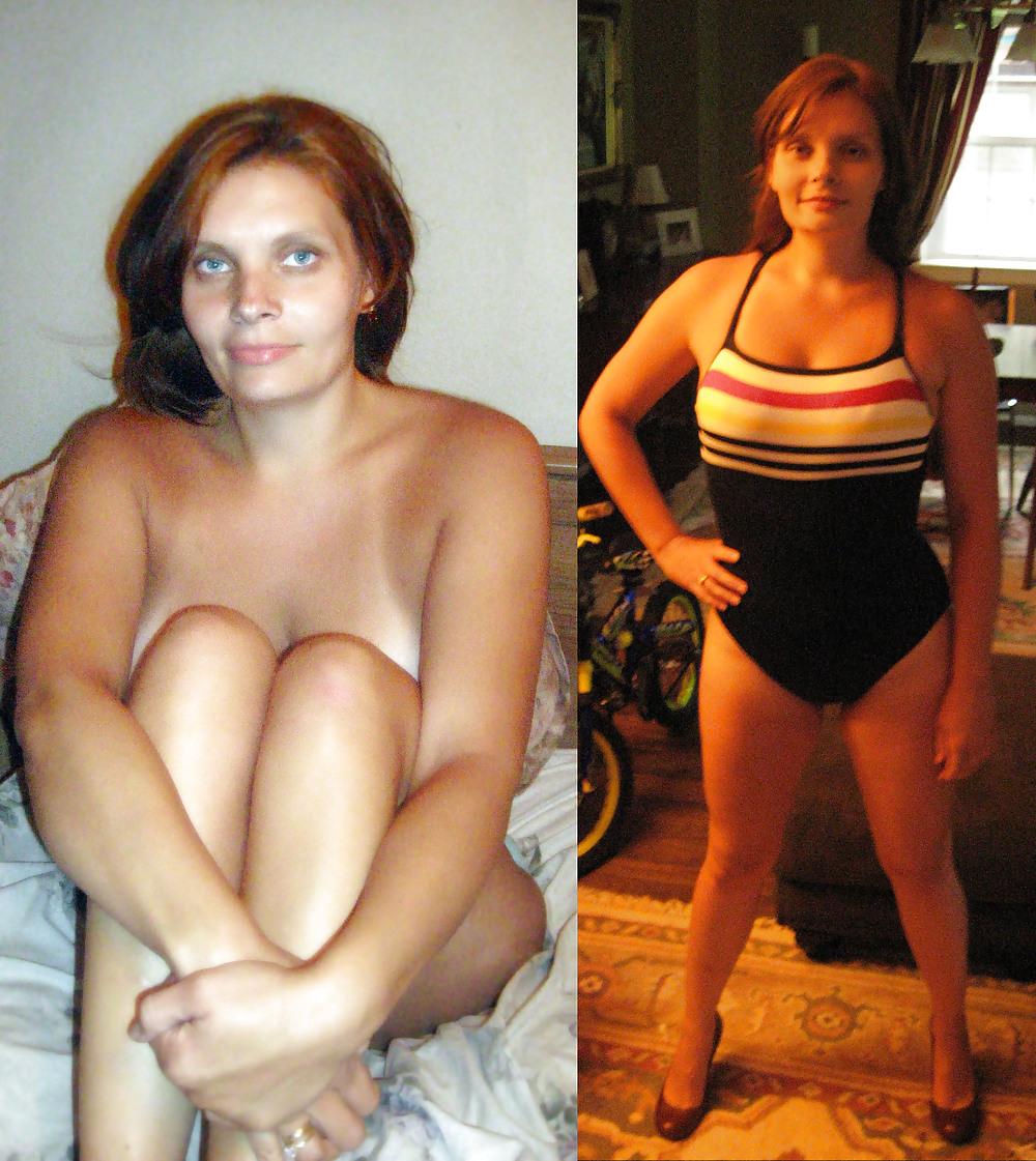 25P Real Amateur Housewives - Swimsuit Then Naked 3