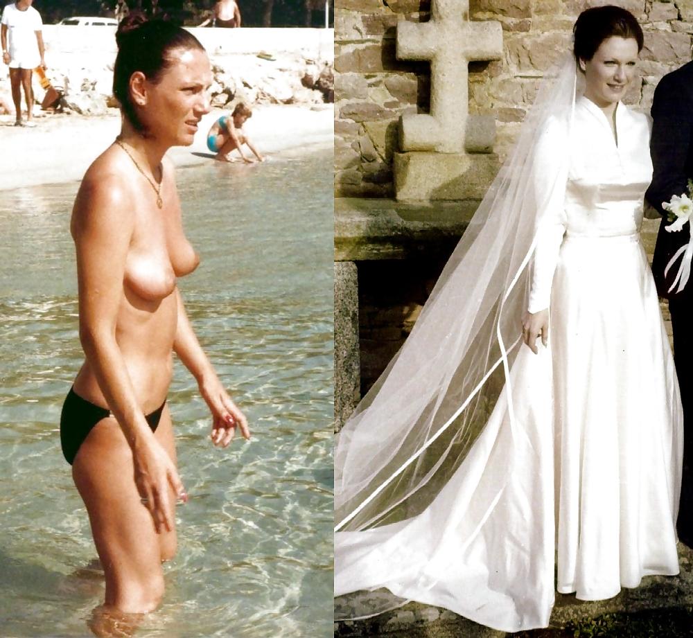 25P Real Amateur Brides Dressed Undressed 12