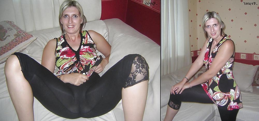 12P Aline french amateur dressed - undressed 3