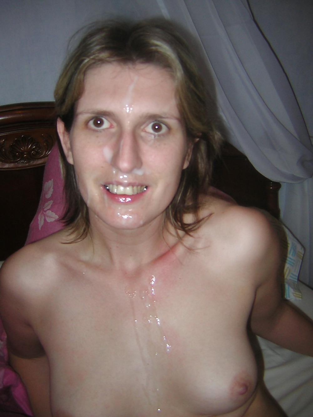 19P French amateur in sexy strip 2 with facial