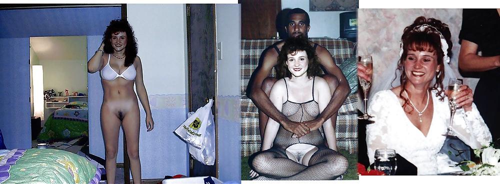 25P Real Amateur Brides Dressed Undressed