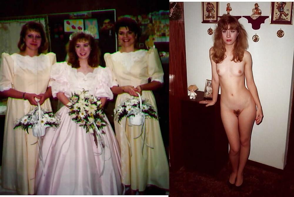 25P Real Amateur Brides Dressed Undressed