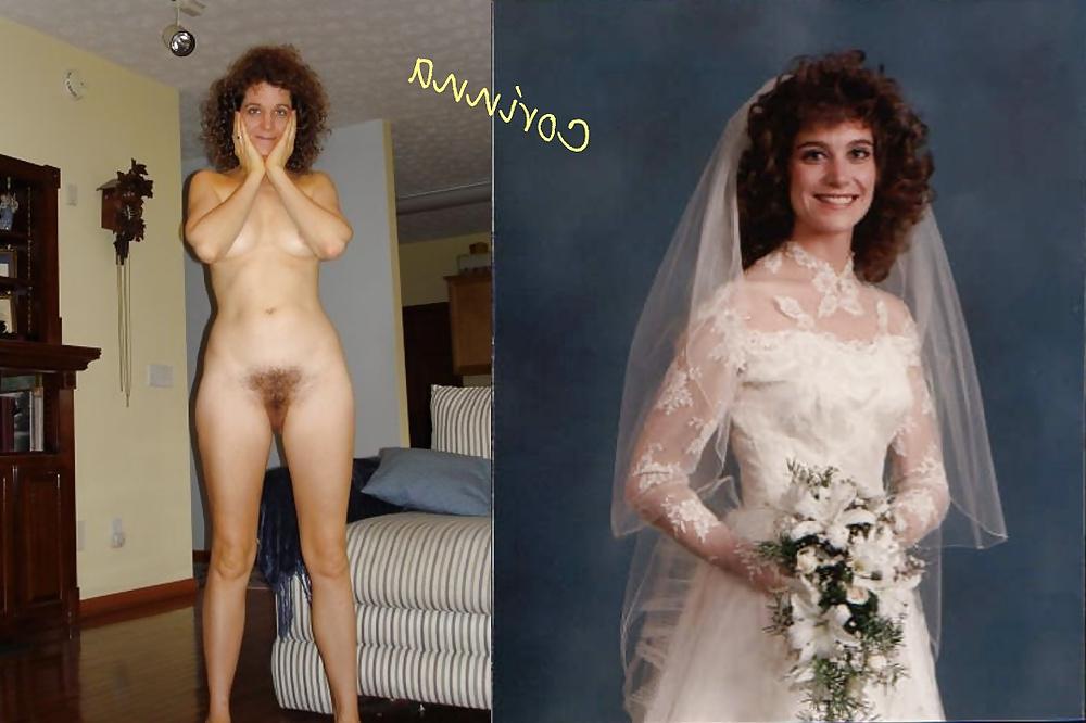 25P Real Amateur Brides Dressed Undressed