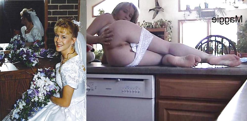 25P Real Amateur Brides Dressed Undressed
