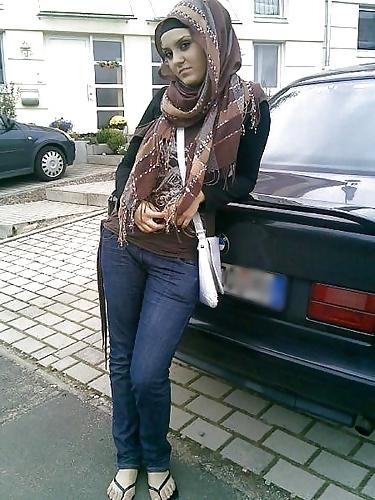 25P Turkish Hijab Nylon High Heels Sexy Amateur 