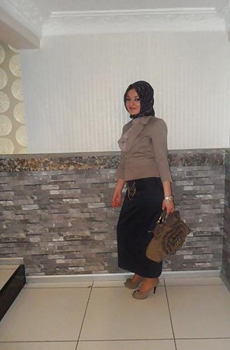 25P Turkish Hijab Nylon High Heels Sexy Amateur 