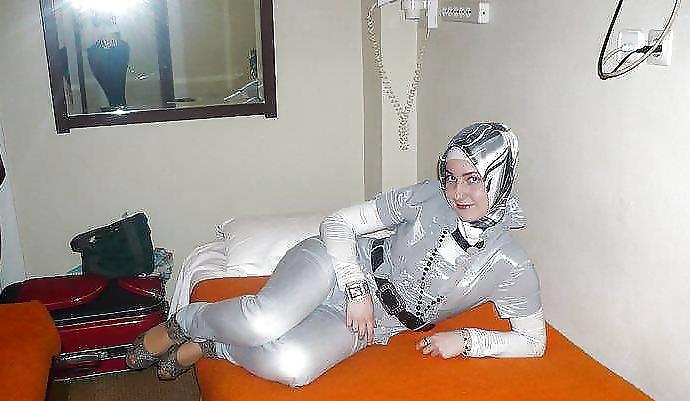 25P Turkish Hijab Nylon High Heels Sexy Amateur 