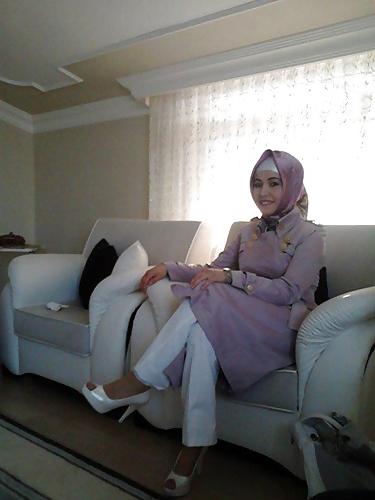 25P Turkish Hijab Nylon High Heels Sexy Amateur 