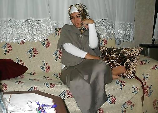 25P Turkish Hijab Nylon High Heels Sexy Amateur 