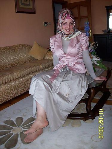 25P Turkish Hijab Nylon High Heels Sexy Amateur 