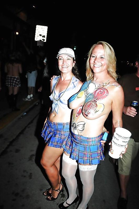 24P Amateur matures out and about with their tits hanging out 8