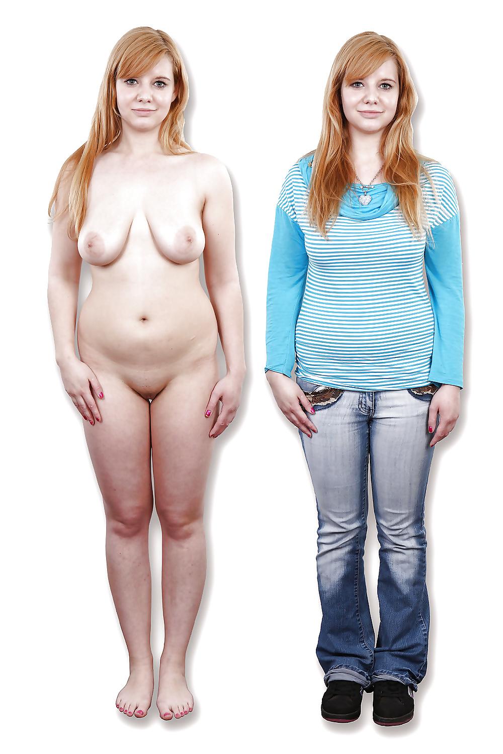 25P Amateur Girls Dressed and Undressed 6