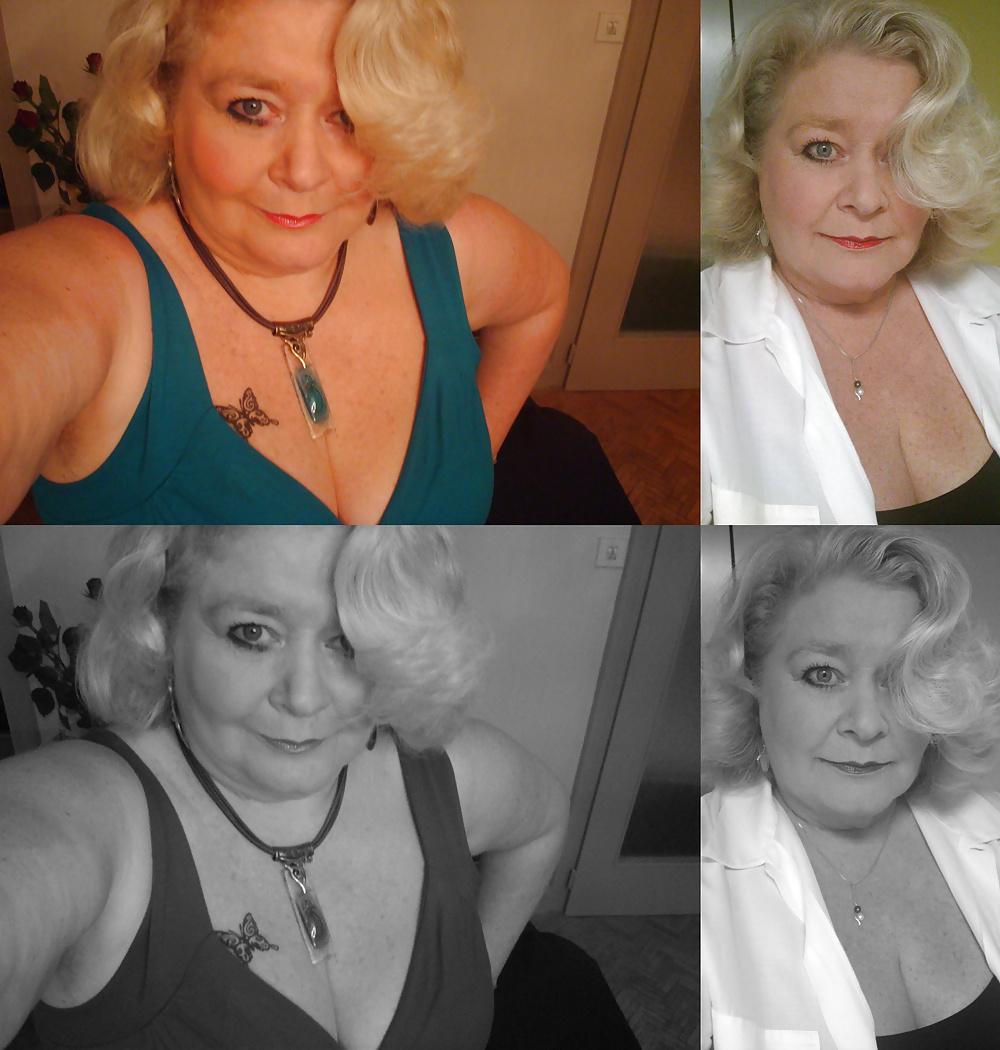5P Alluring Granny! (Thick GILF, Cleavage, Non-Nude)