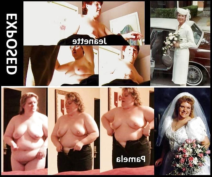 25P Real Amateur Brides Dressed Undressed 14