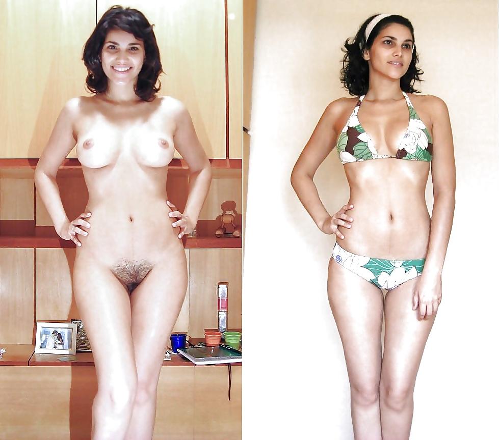 25P Real Amateur Housewives - Swimsuit Then Naked 7