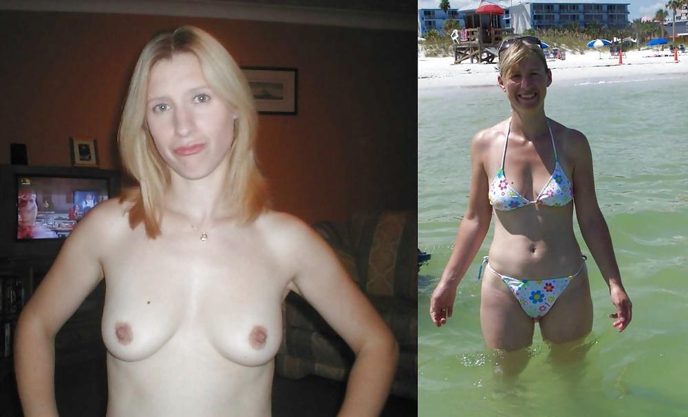 25P Real Amateur Housewives - Swimsuit Then Naked 7