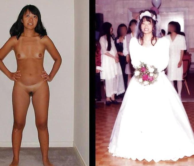 25P Real Amateur Brides - Dressed & Undressed 4