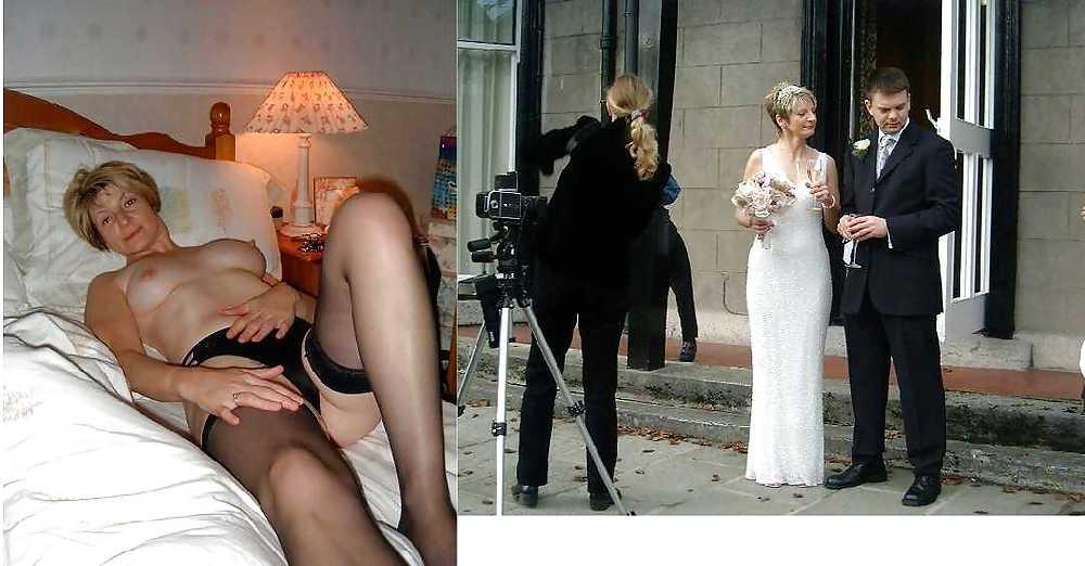 25P Real Amateur Brides - Dressed & Undressed 4