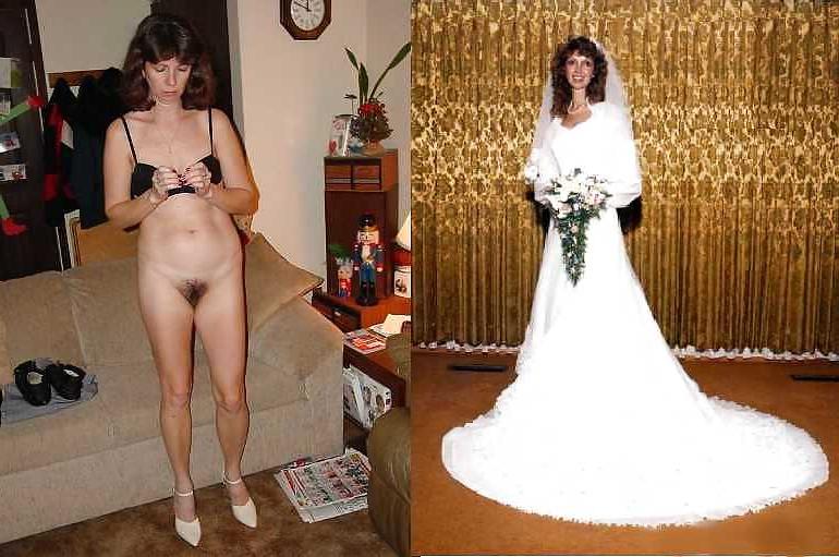 25P Real Amateur Brides - Dressed & Undressed 4