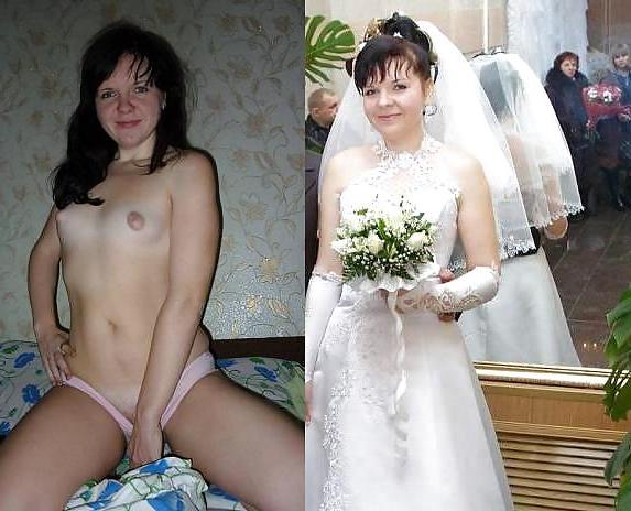 25P Real Amateur Brides - Dressed & Undressed 4