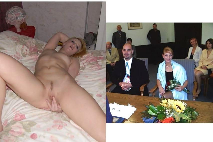25P Real Amateur Brides - Dressed & Undressed 4