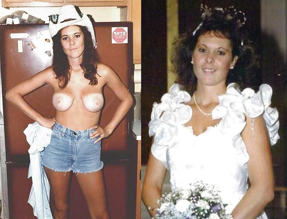 25P Real Amateur Brides - Dressed & Undressed 4
