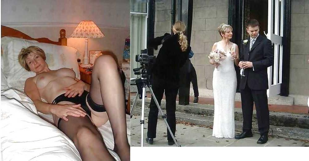 25P Real Amateur Brides - Dressed & Undressed 4
