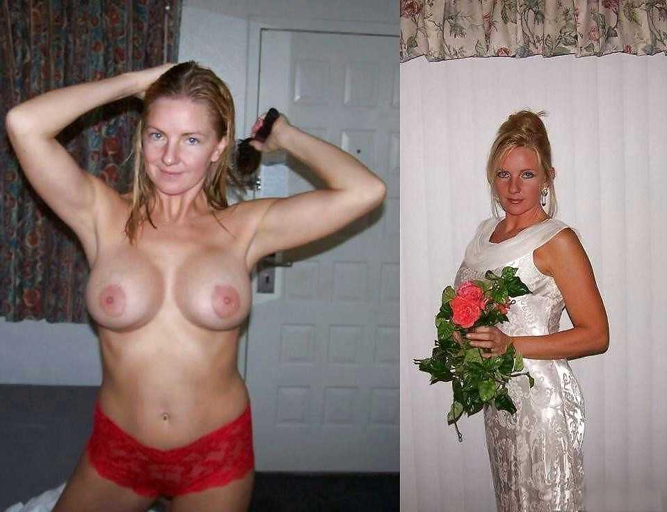 25P Real Amateur Brides - Dressed & Undressed 4