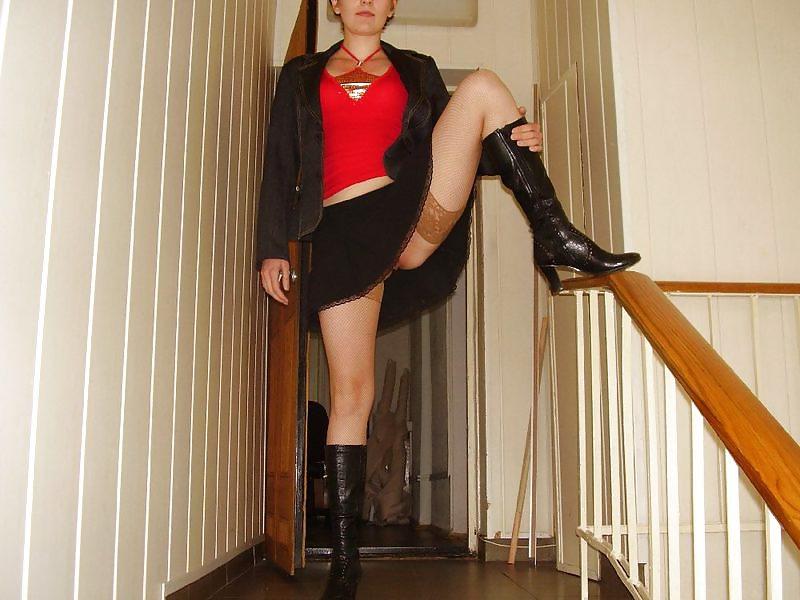 25P Amateur stockings