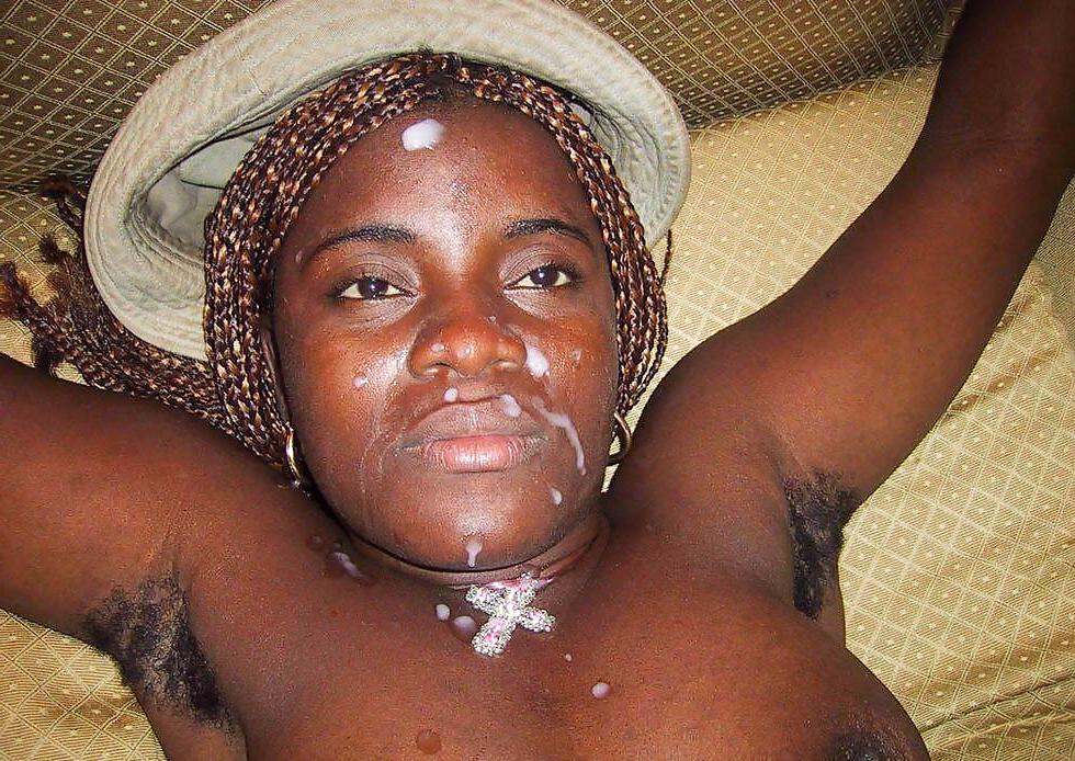 25P Amateur ebony facial