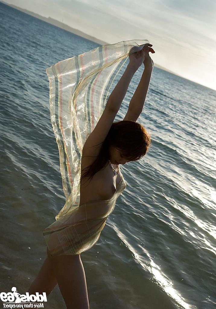 12P Alluring asian cutie Mari Misaki showcasing her slim body