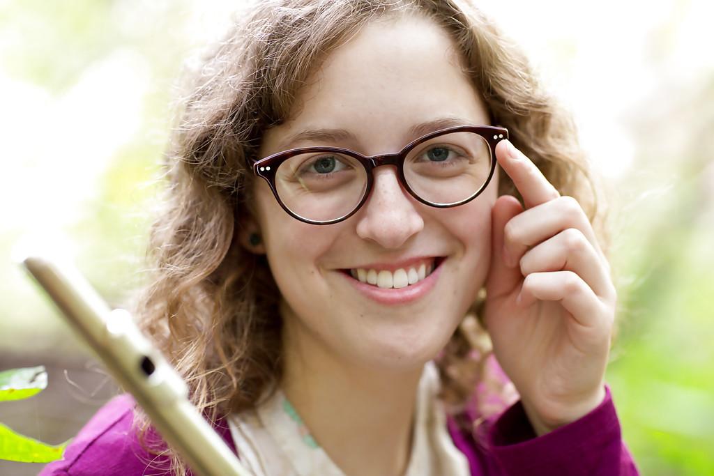 16P First timer in glasses heads outdoors for naked modelling gig
