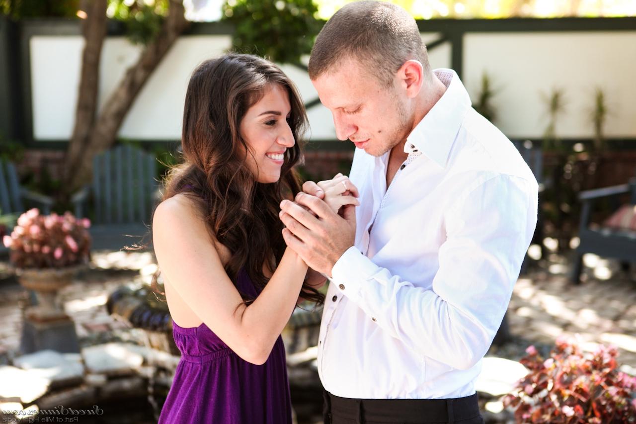 15P Clothed Latina April O'neil kissing outdoors before wedding night fuck
