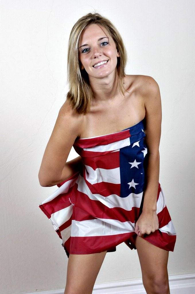 16P Pictures of teen amateur All About Ashley having a hot 4th of July