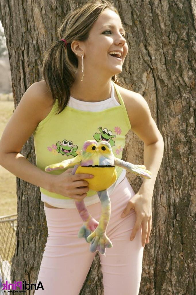 15P Teen posing outdoors