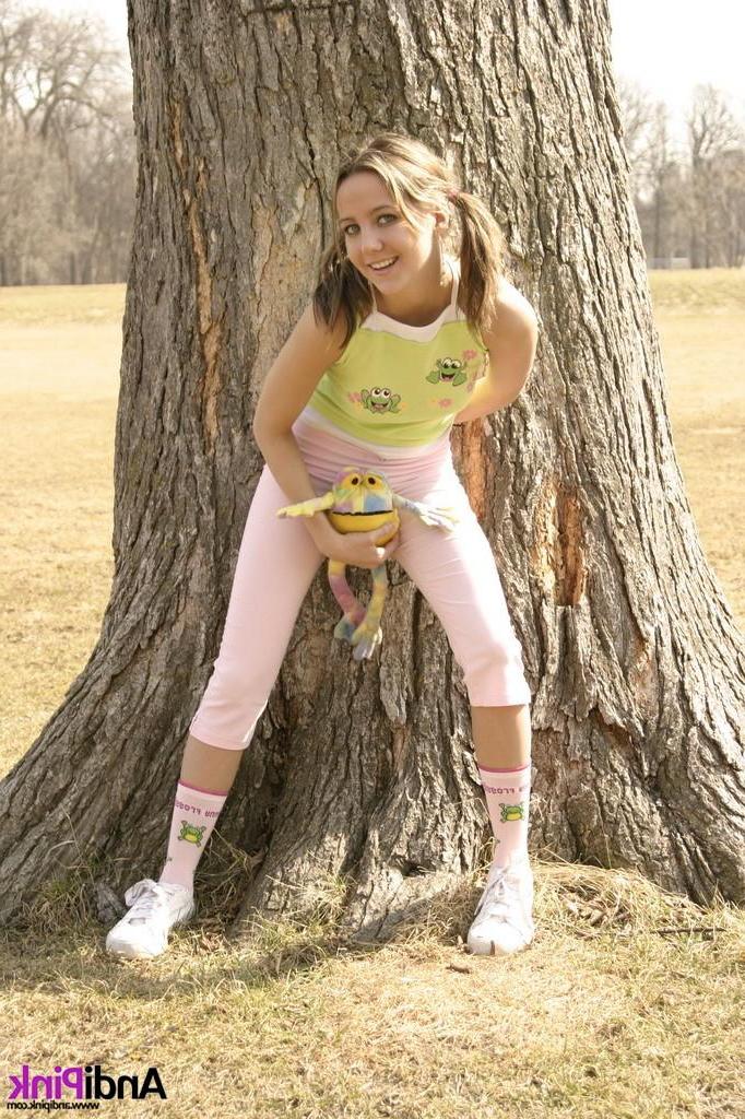 15P Teen posing outdoors