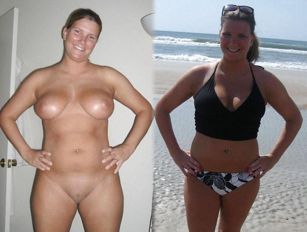 25P Real Amateur Wives & Girlfriends - Swimsuits & Then Naked
