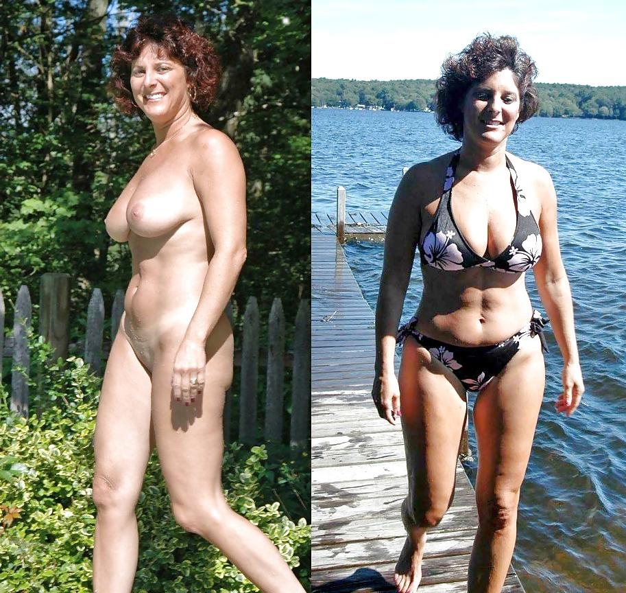25P Real Amateur Wives & Girlfriends - Swimsuits & Then Naked