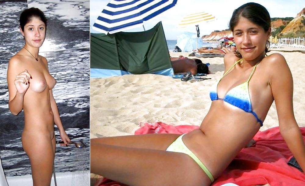 25P Real Amateur Wives & Girlfriends - Swimsuits & Then Naked