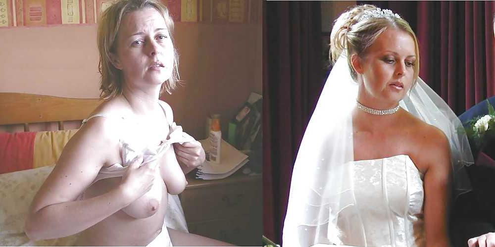 25P Real Amateur Brides - Dressed & Undressed 7