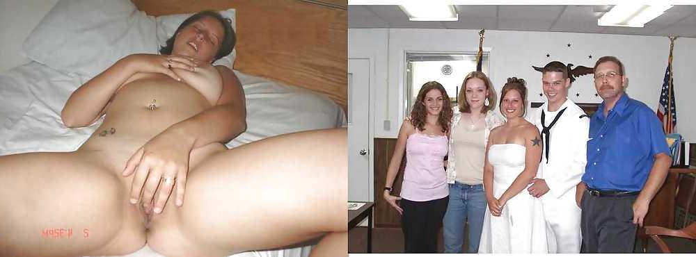 25P Real Amateur Brides - Dressed & Undressed 7