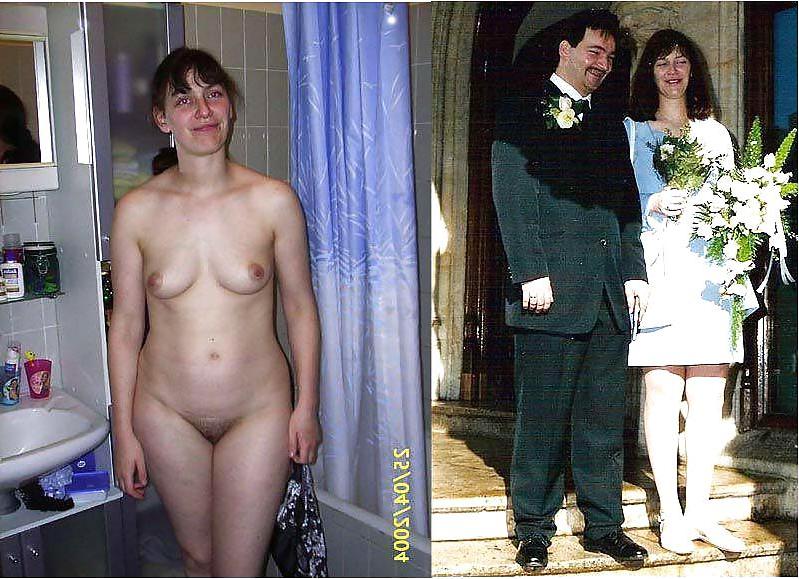 25P Real Amateur Brides - Dressed & Undressed 7